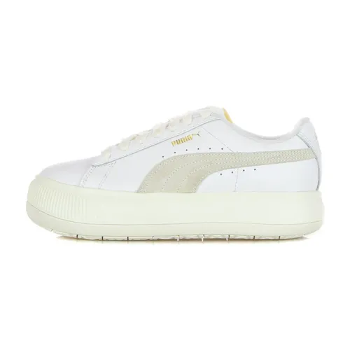 White Suede Low-Top Sneaker - Puma - Modalova