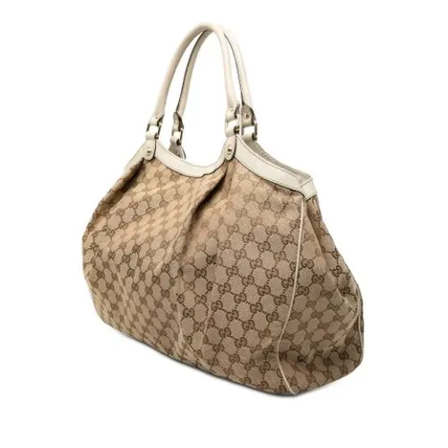 Pre-owned Canvas Tote - Gucci Vintage - Modalova