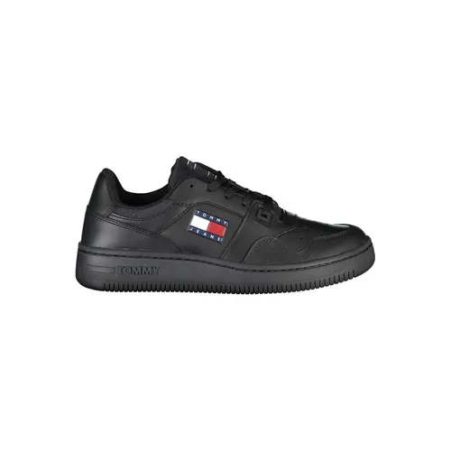 Black Polyester Sneaker with Logo - Tommy Hilfiger - Modalova