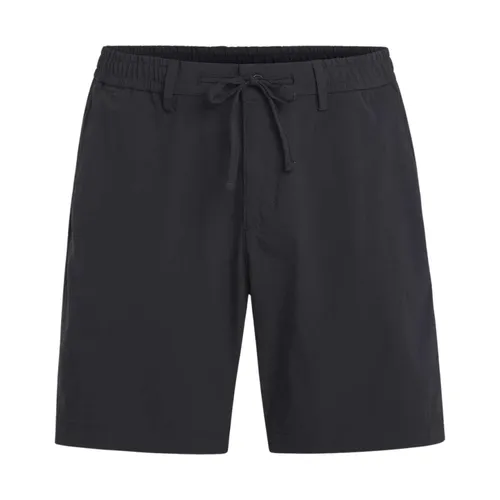 Blue Rip-Stop Stretch Shorts Regular Fit - Oscar Jacobson - Modalova
