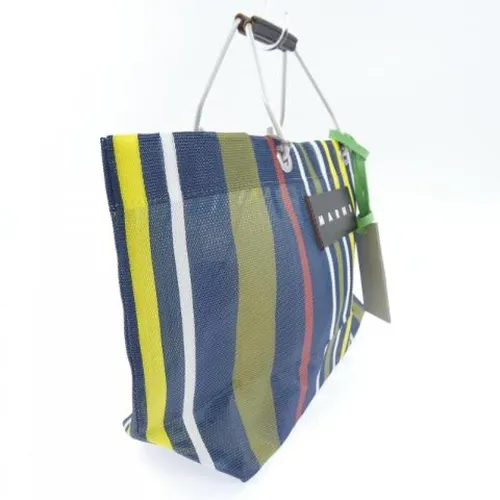 Pre-owned Market Stripe Mini Tote Bag - Marni Pre-owned - Modalova