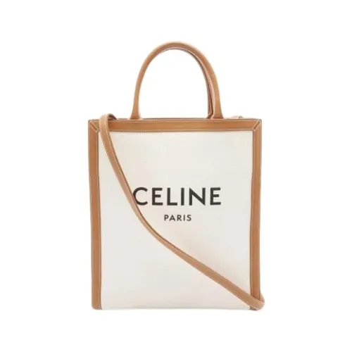 Pre-owned Vintage Canvas Tote Bag - Celine Vintage - Modalova