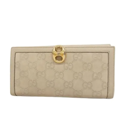 Pre-owned Leather Wallet - Gucci Vintage - Modalova