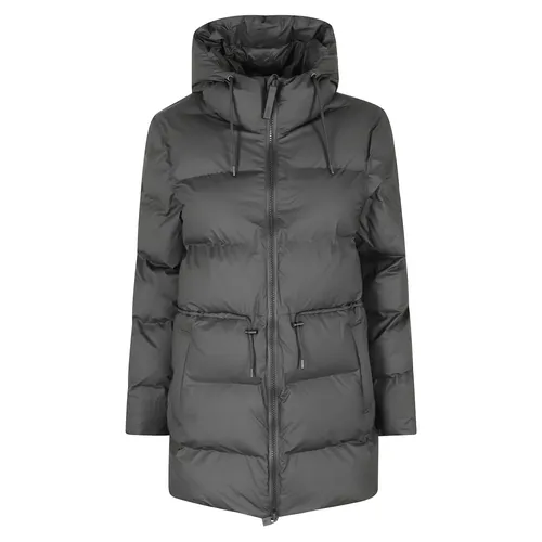 Stone Quilted Puffer Parka - Rains - Modalova