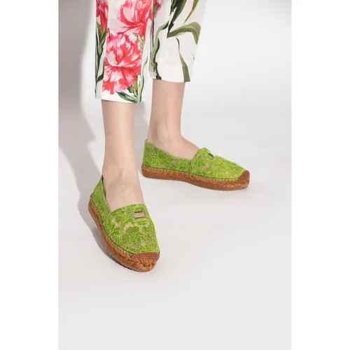 Lace espadrilles - Dolce & Gabbana - Modalova