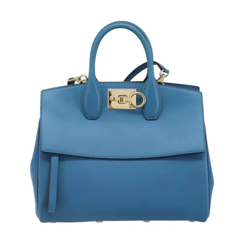 Pre-owned Vintage Gancini Top Handle Bag - Salvatore Ferragamo Pre-owned - Modalova