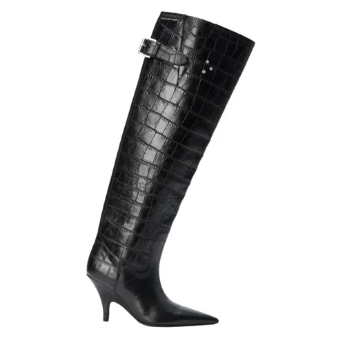 Black Open Back Tall Boot - Alexander Wang - Modalova