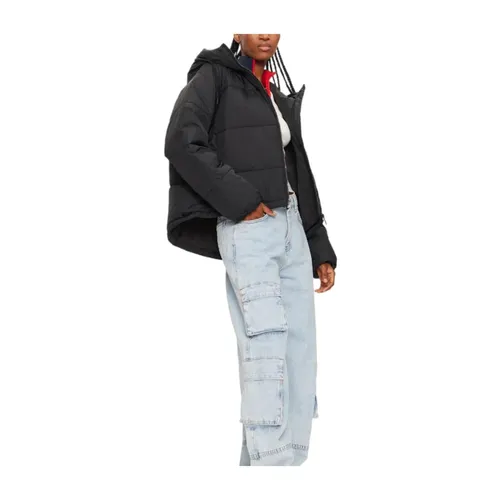Black Puffer Jacket - Tommy Hilfiger - Modalova