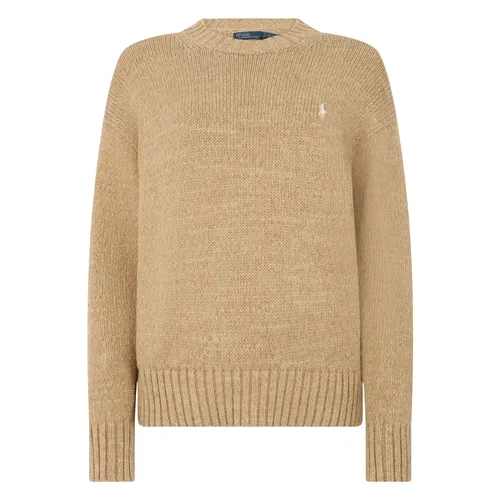 Cotton Sweater with Embroidery - Polo Ralph Lauren - Modalova