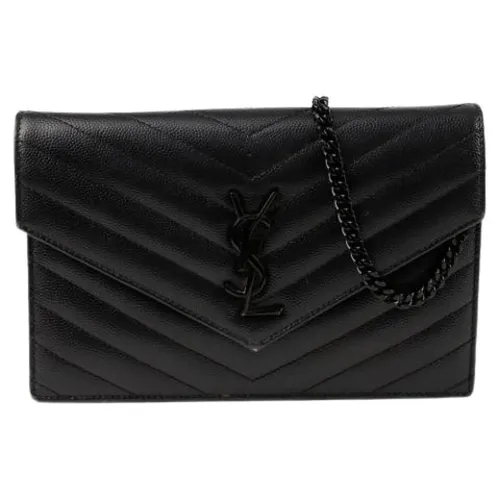 Pre-owned Leather Shoulder Bag - Yves Saint Laurent Vintage - Modalova