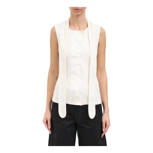 Asymmetrical Fitted Top - Lemaire - Modalova