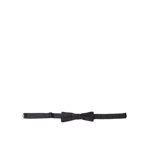 Elegant Silk Polka Dot Bow Tie - Dolce & Gabbana - Modalova