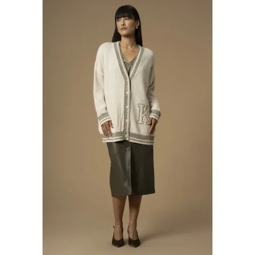 Casual Jock Style Button-Up Sweater - Kocca - Modalova