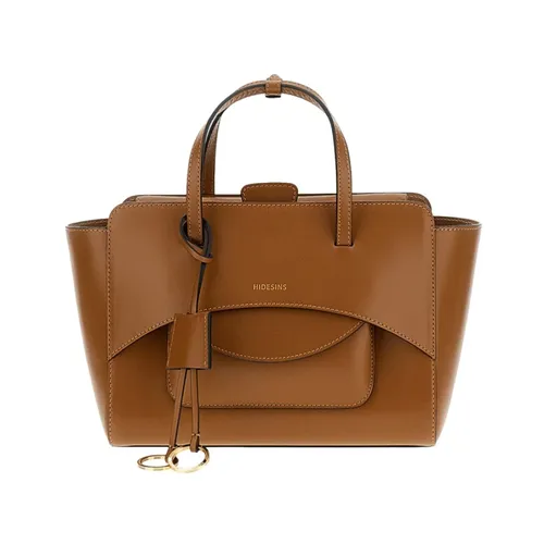 Flap M Leather Tote - Hidesins - Modalova