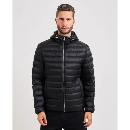 Quilted Down Jacket Black Dimeo - Hugo - Modalova