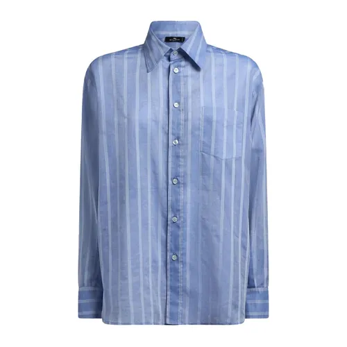 Camisa de algodón a rayas - Etro - Modalova