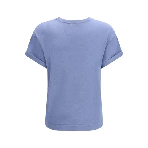 Nylon T-Shirt with Soft Touch Finish - Brunello Cucinelli - Modalova