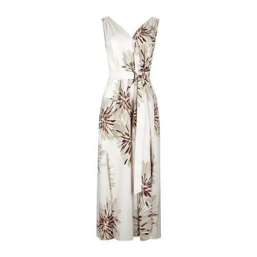 Vestido Midi Estampado - Brunello Cucinelli - Modalova