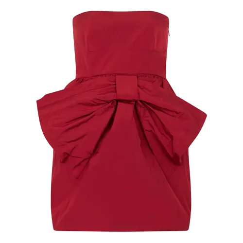 Bow-Detail Mini Dress - RED Valentino - Modalova