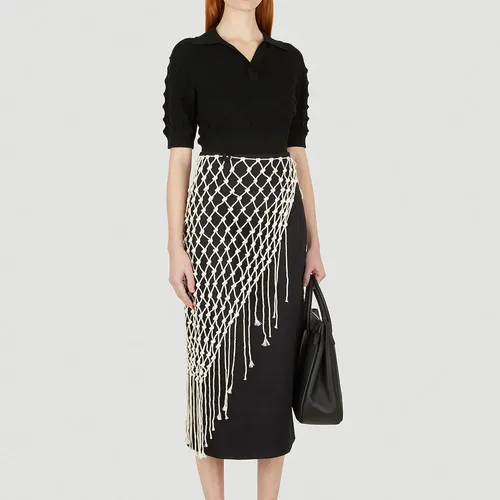 Macrame Skirt with Detachable Overlay - Wynn Hamlyn - Modalova