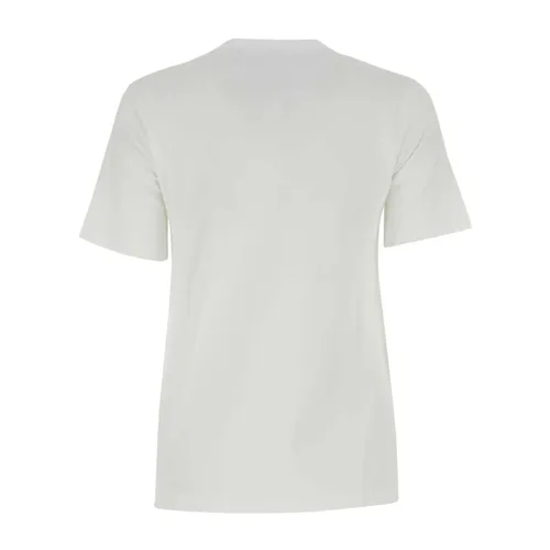 White Cotton T-Shirt - Burberry - Modalova