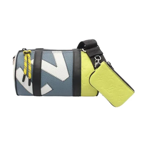 Pre-owned Vintage Patchwork Barrel Bag with Pouch - Louis Vuitton Vintage - Modalova