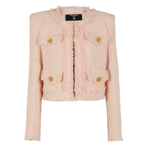 Tweed Jacket - Balmain - Modalova