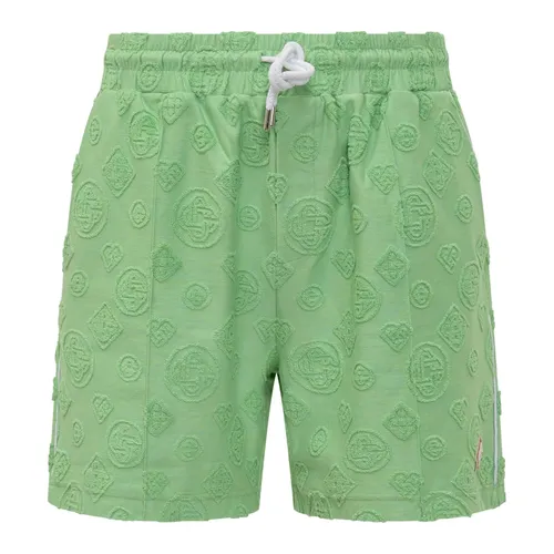 Monogram Jacquard Towelling Shorts - Casablanca - Modalova