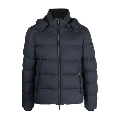 Men's Navy Brett Jacket - Moorer - Modalova