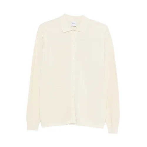 Wool Blend Polo Shirt - Aspesi - Modalova
