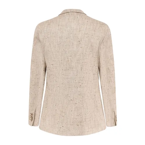Cotton, Silk and Hemp Blazer - Tagliatore - Modalova