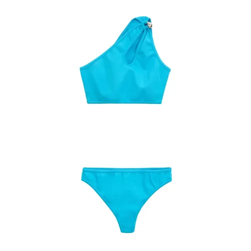Turquoise Blue Two-Piece Bikini - Bottega Veneta - Modalova