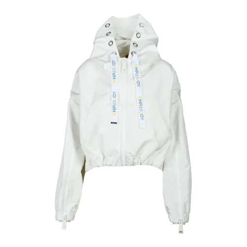 Giacca Corta con Zip e Tasche - Khrisjoy - Modalova
