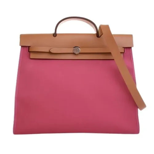 Pre-owned Canvas Handbag - Hermès Vintage - Modalova
