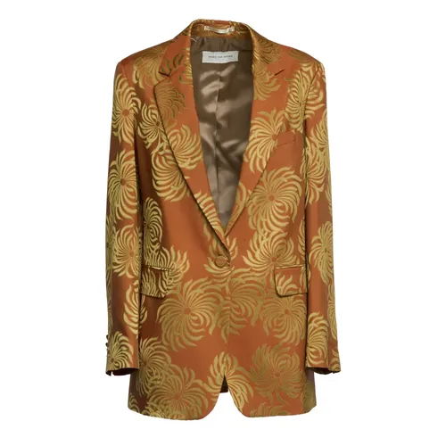 Jacquard Floral Blazer - Dries Van Noten - Modalova