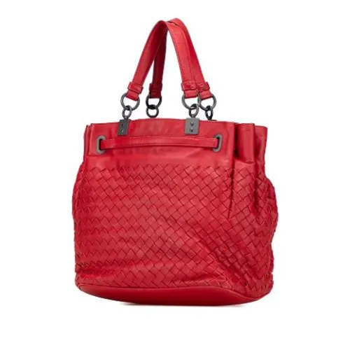 Pre-owned Leather Bucket Bag - Bottega Veneta Vintage - Modalova