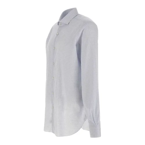 Journey Micro-check Shirt - Barba - Modalova