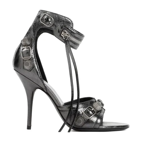 Metallic Sandals with Stiletto Heels - Balenciaga - Modalova