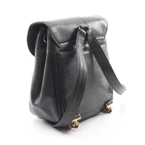 Pre-owned Vintage Leather Backpack - Chanel Vintage - Modalova