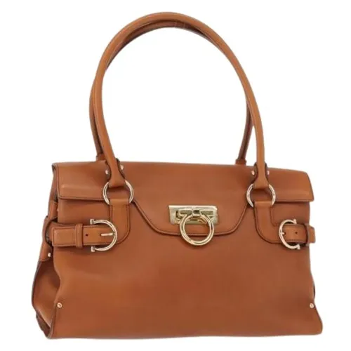 Pre-owned Leather Shoulder Bag - Salvatore Ferragamo Pre-owned - Modalova