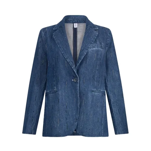 Silk & Nylon Blazer - Liu Jo - Modalova
