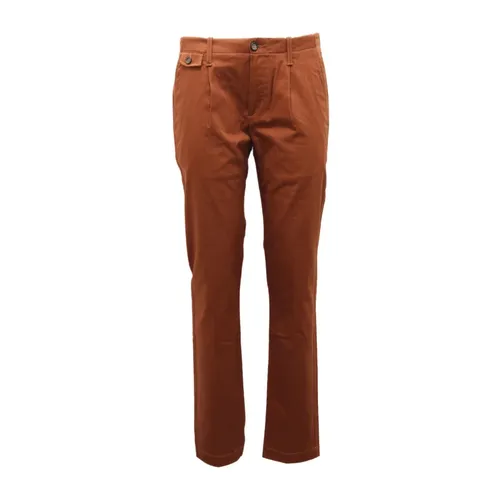 Cotton Trouser with 4 Pockets - Paolo Pecora - Modalova