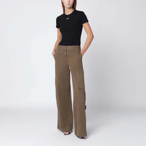 Cargo Trousers - Off White - Modalova