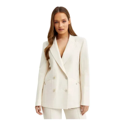 Double-Breasted Jacket - Fay - Modalova