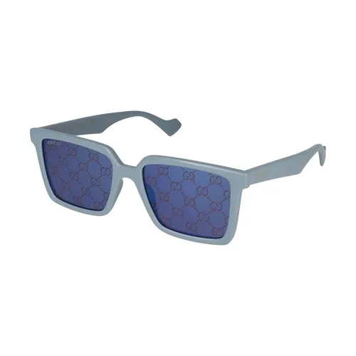 Stylish Light Blue Sunglasses - Gucci - Modalova