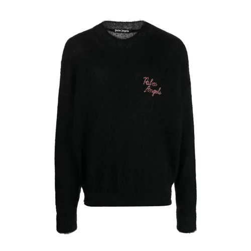 Crew-Neck Pullover - Palm Angels - Modalova
