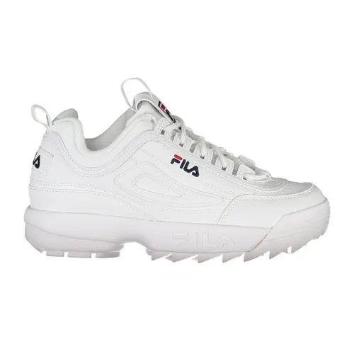 White Polyester Sneaker with Contrasting Details - Fila - Modalova