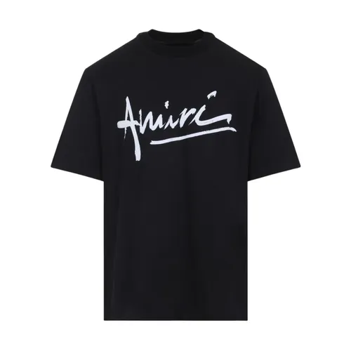 Amiri T-shirts and Polos Black - Amiri - Modalova