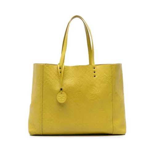 Pre-owned Leather Tote Bag - Bottega Veneta Vintage - Modalova