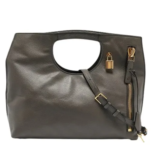 Pre-owned Structured Leather Handbag - Tom Ford Pre-owned - Modalova